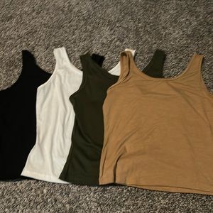 4pc cami tank tops size: small